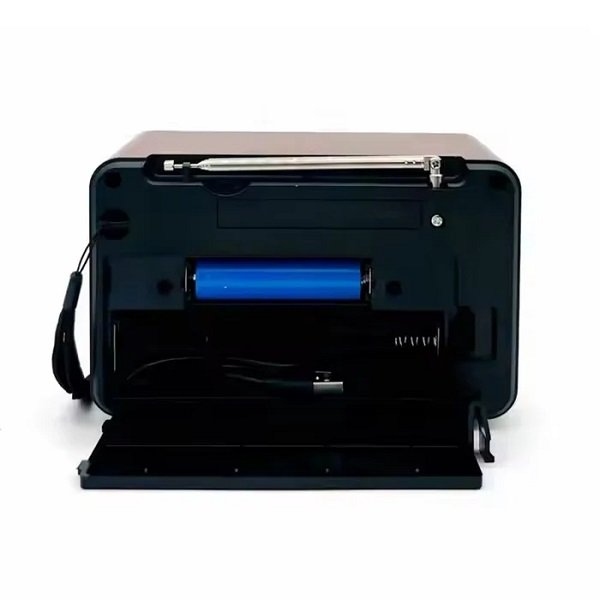 566765-1 Επαναφορτιζόμενο ραδιόφωνο Retro - NS-6676BT - 566765 - Brown