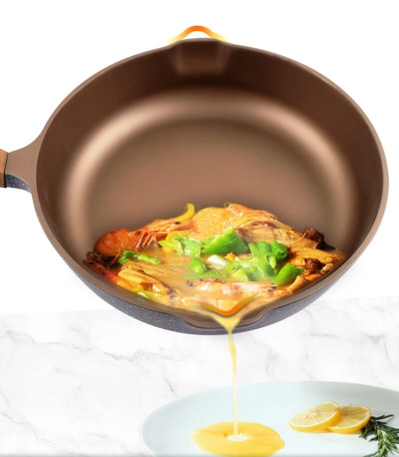 Αντικολλητικό τηγάνι με καπάκι - 2.7L - CA004-CD24-Black - DSP - 569426