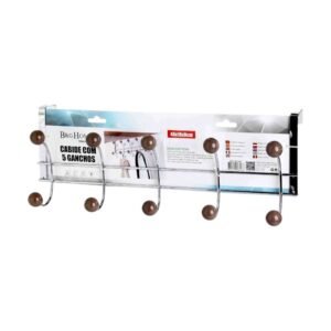 Μεταλλική κρεμάστρα πόρτας 5 θέσεων - 57606