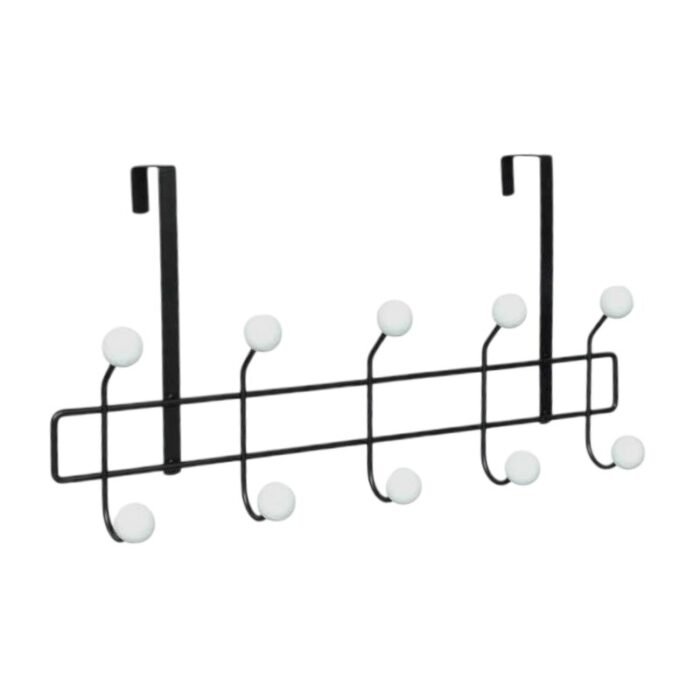 Μεταλλική κρεμάστρα πόρτας 5 θέσεων - 57907