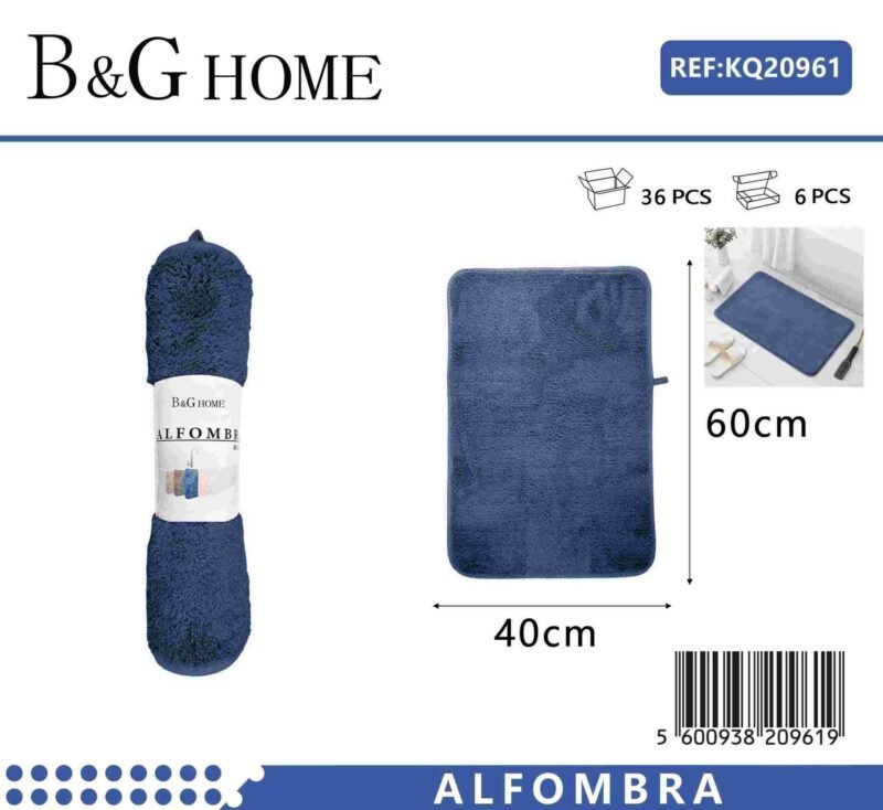 Πατάκι μπάνιου - M0840 - 40x60cm - Blue - 20961