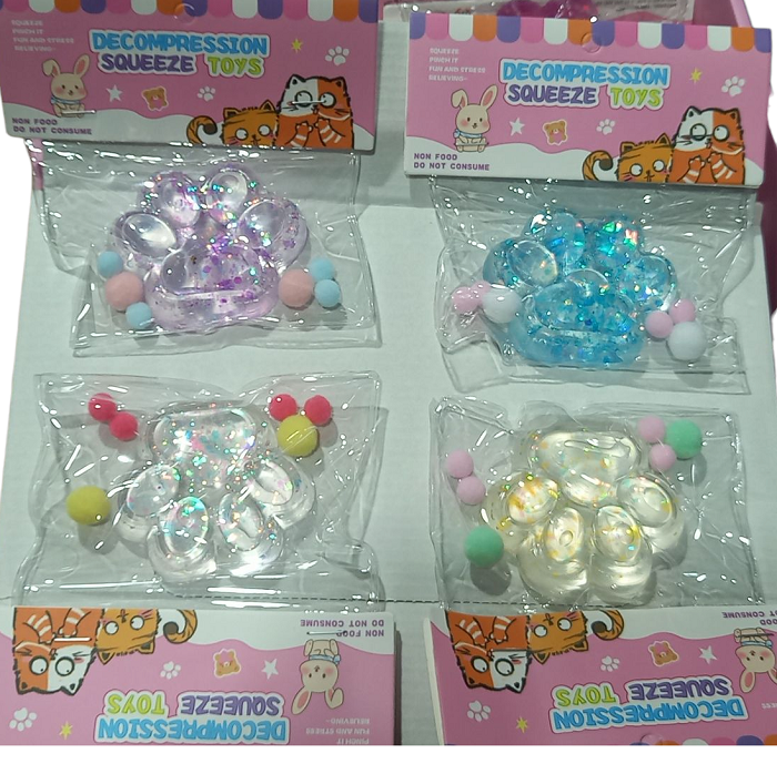 652440 Πατούσα Antistress Squishy - Σετ 16pcs - GA524-4 - 652440