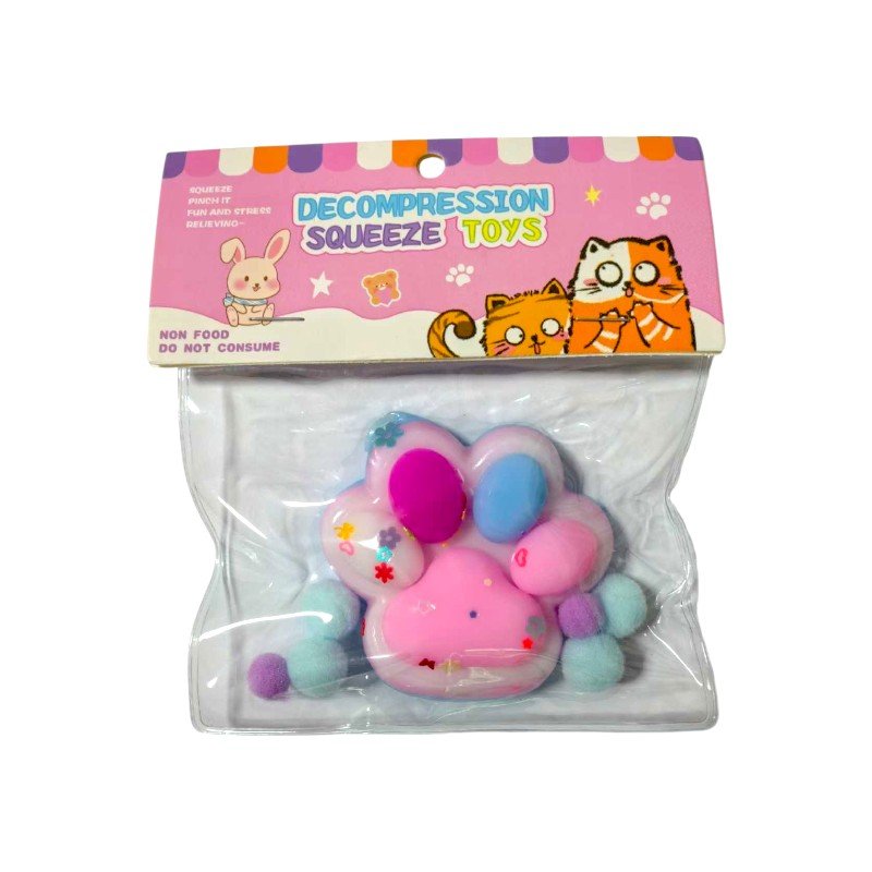 652464 Πατούσα Antistress Squishy - Σετ 16pcs - GA524-6 - 652464