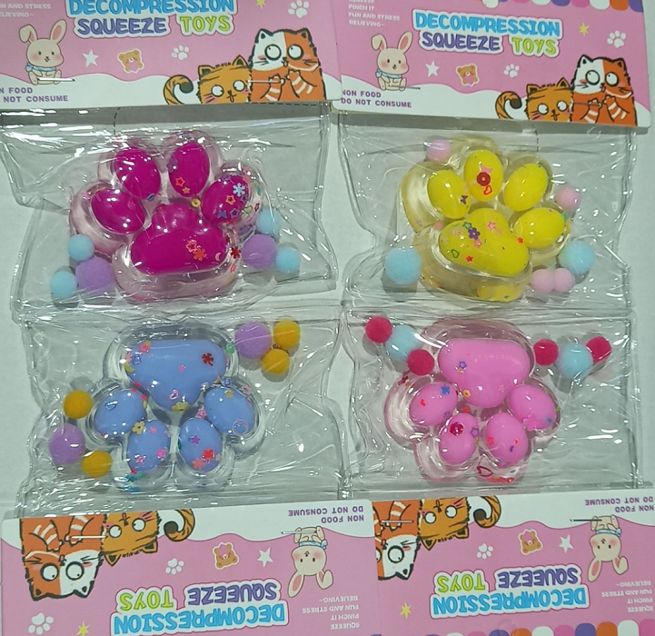 652471 Πατούσα Antistress Squishy με φωτισμό - Σετ 16pcs - GA524-7 - 652471