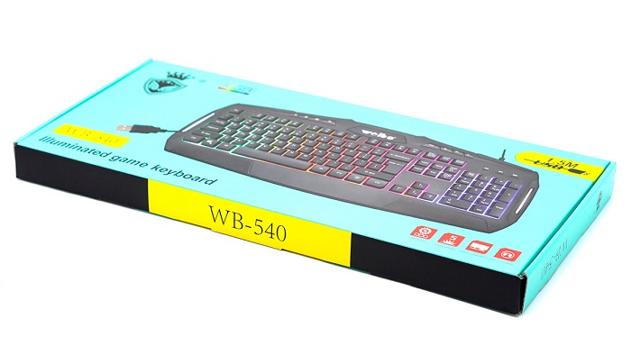655402-1 Ενσύρματο πληκτρολόγιο Gaming - LED RGB - WB540 - Weibo - 655402