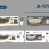 Σετ ενσύρματο πληκτρολόγιο & ποντίκι - A1019 - 656553 - Black