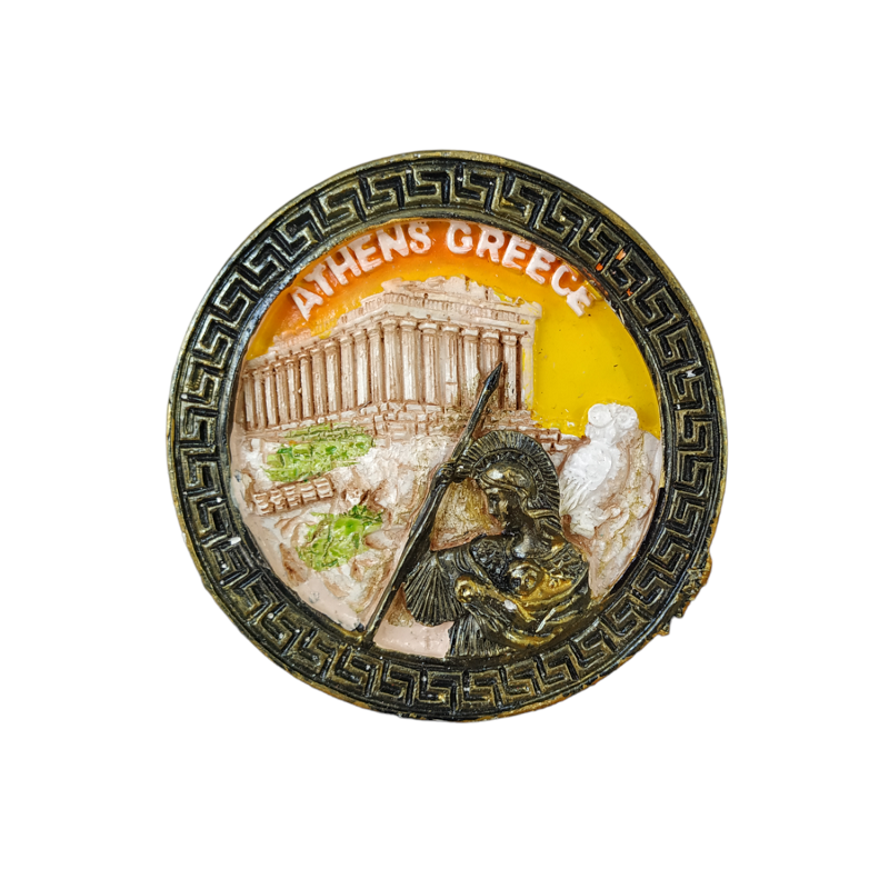 678005-PhotoRoom Tουριστικό μαγνητάκι Souvenir – Σετ 12pcs - Resin Magnet - Athens/Greece - 678005