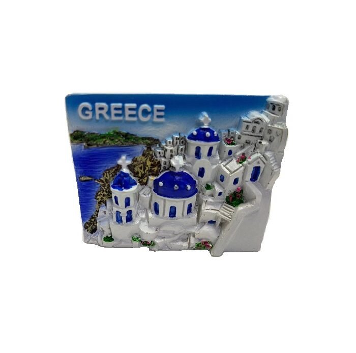 Tουριστικό μαγνητάκι Souvenir – Σετ 12pcs - Resin Magnet - Greece - 678011