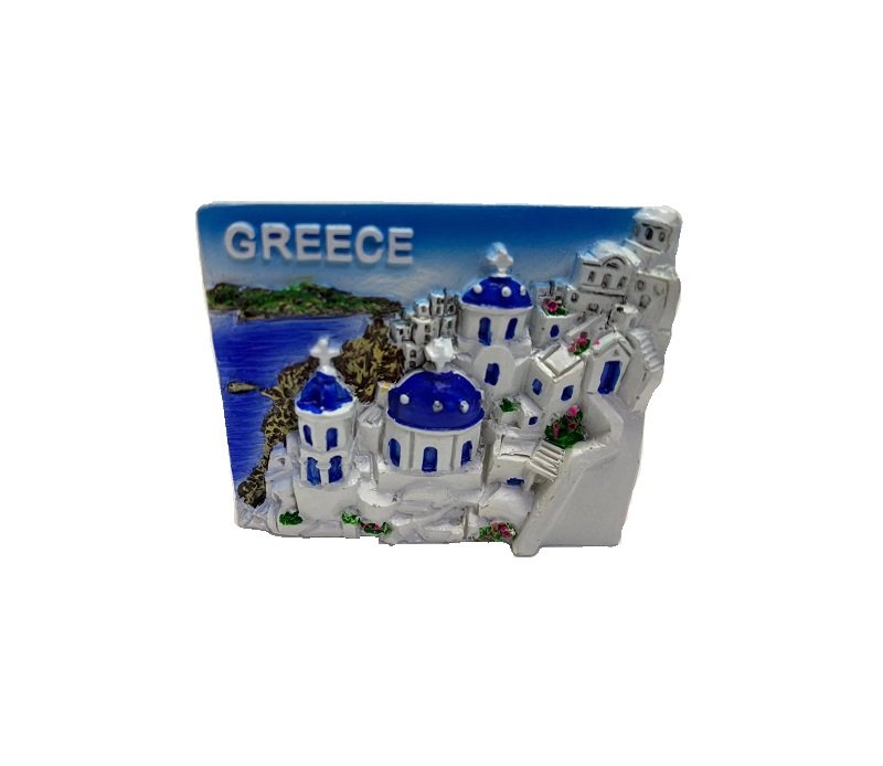 678011 Tουριστικό μαγνητάκι Souvenir – Σετ 12pcs - Resin Magnet - Greece - 678011