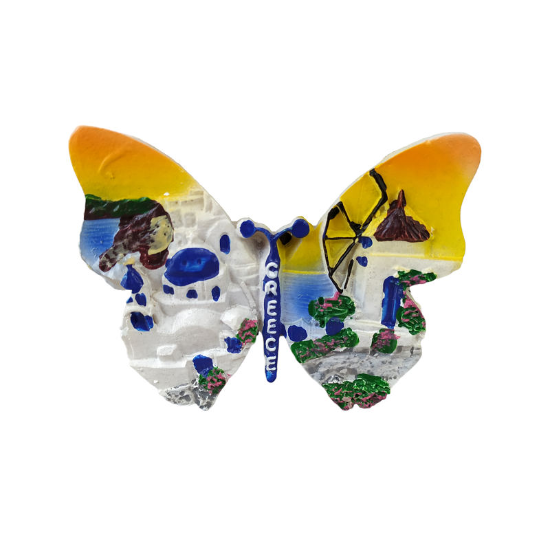 Tουριστικό μαγνητάκι Souvenir - Σετ 12pcs - Resin Magnet - Santorini/Greece - 678030