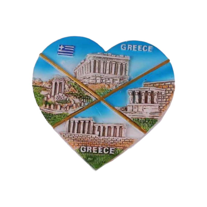 Tουριστικό μαγνητάκι Souvenir - Σετ 12pcs - Greece - 678039