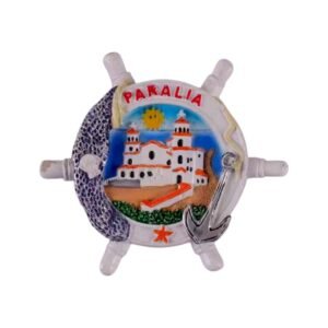 Tουριστικό μαγνητάκι Souvenir – Σετ 12pcs - Resin Magnet - Paralia - 678100