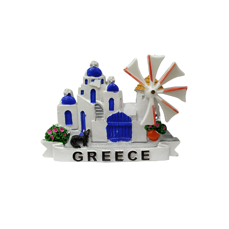 Tουριστικό μαγνητάκι Souvenir – Σετ 12pcs - Resin Magnet - Greece - 678177