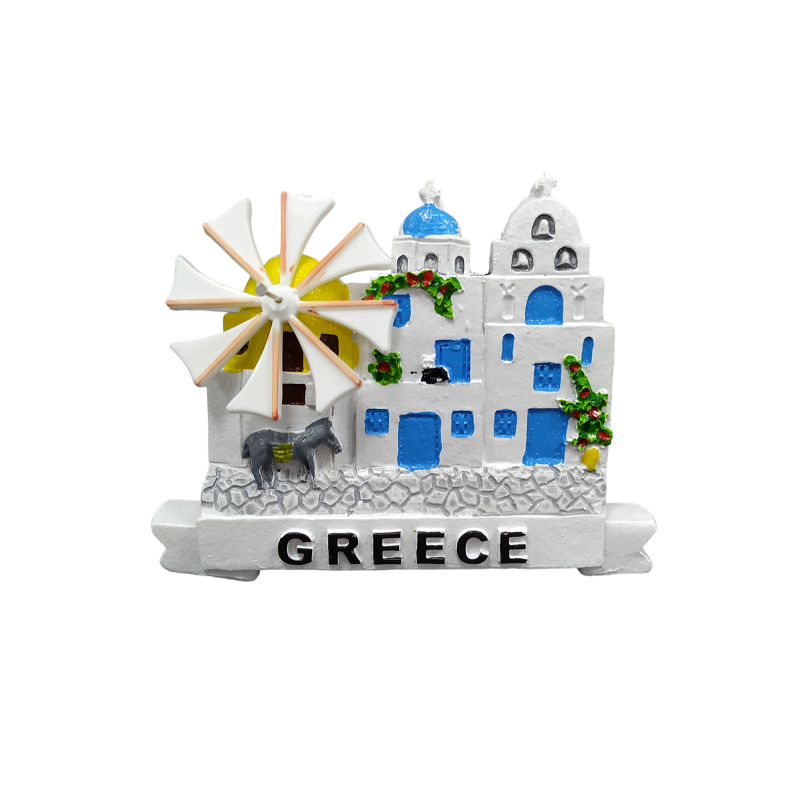 Tουριστικό μαγνητάκι Souvenir – Σετ 12pcs - Resin Magnet - Greece - 678196