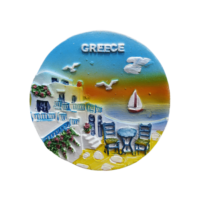 Tουριστικό μαγνητάκι Souvenir – Σετ 12pcs - Greece - 678233