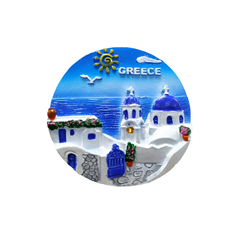 678245-PhotoRoom Tουριστικό μαγνητάκι Souvenir - Σετ 12pcs - Resin Magnet - Greece - 678245