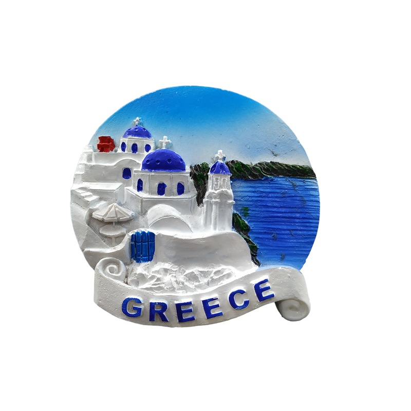 678250-PhotoRoom Tουριστικό μαγνητάκι Souvenir - Σετ 12pcs - Resin Magnet - Greece - 678250