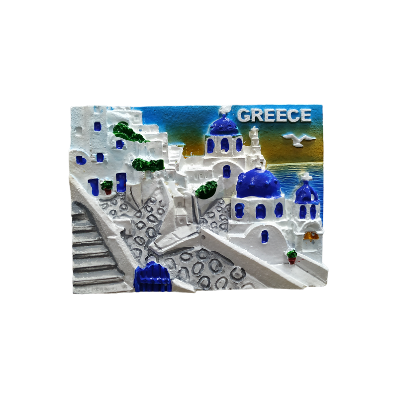 678264-PhotoRoom Tουριστικό μαγνητάκι Souvenir – Σετ 12pcs - Resin Magnet - Greece - 678264