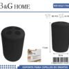 Θήκες οδοντόβουρτσας πλαστικές σε σετ 5Χ - Black - 21794