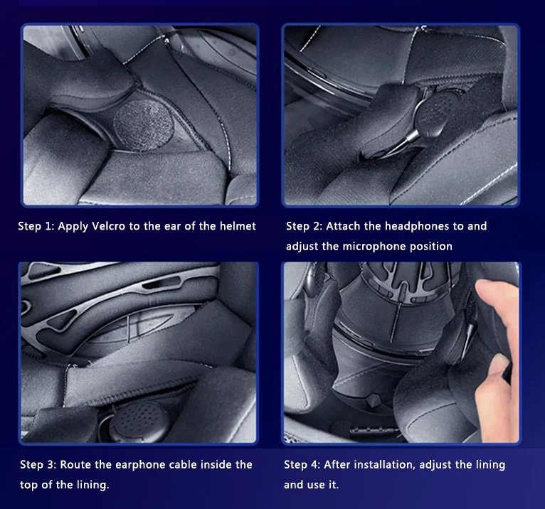 700475-2 Ασύρματη ενδοεπικοινωνία κράνους μοτοσυκλέτας - Bluetooth - GT0 - Fineblue - 700475