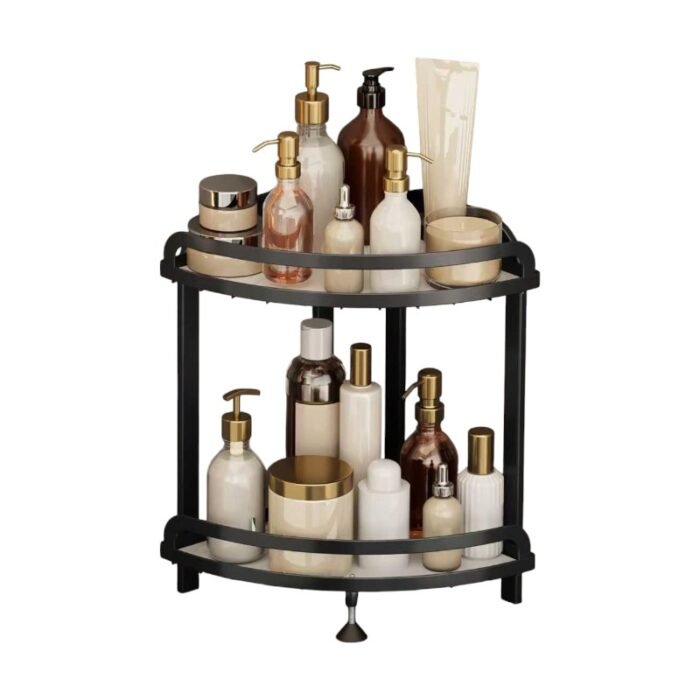 Ραφιέρα οργάνωσης καλλυντικών γωνιακή - MZY-520-2 - 718530 - Black