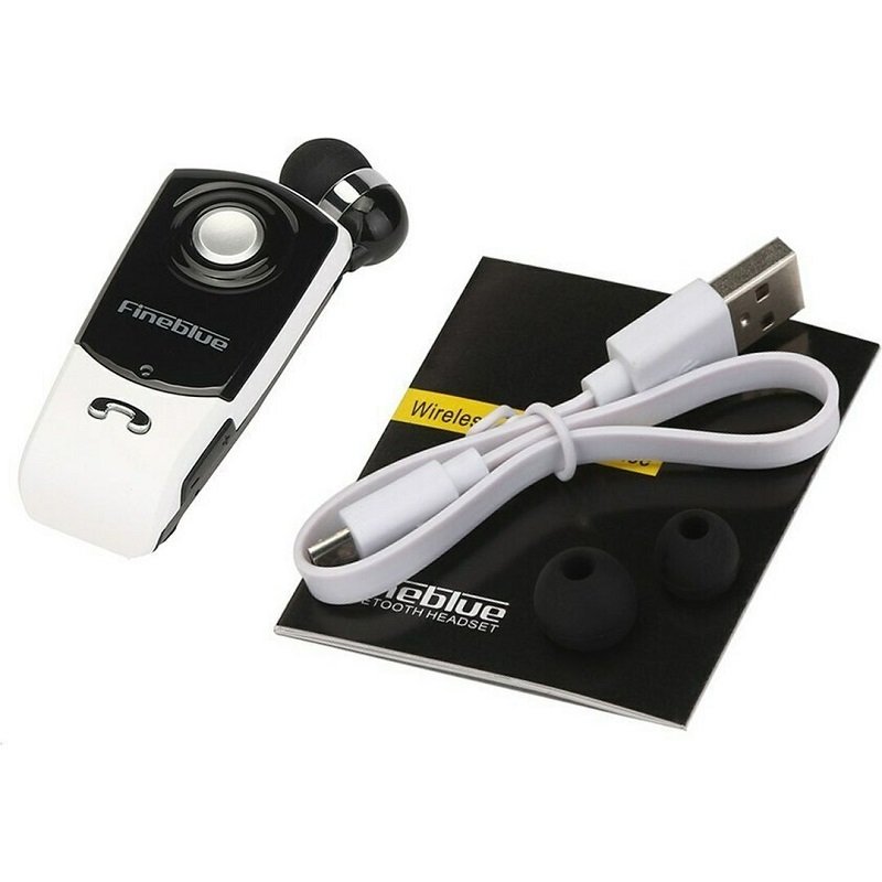 Ασύρματο ακουστικό Bluetooth - F-960 - Fineblue - 701021 - White/Black
