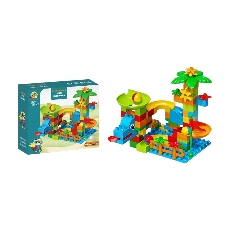 730264 Σετ τσουλήθρα DIY με τουβλάκια - MC851 - 102pcs - 730264