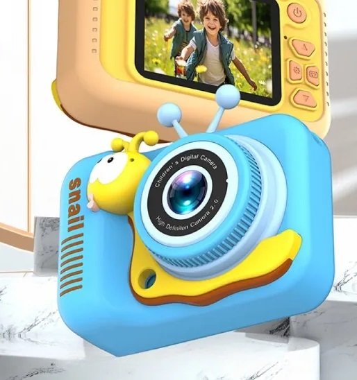 810651-bl Παιδική ψηφιακή κάμερα - Q2 - Snail - 810651 - Blue