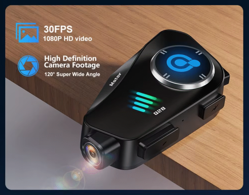 811702-4 Ασύρματο καταγραφικό & ενδοεπικοινωνία κράνους μοτοσυκλέτας - Helmet Headset - Q28 - 811702