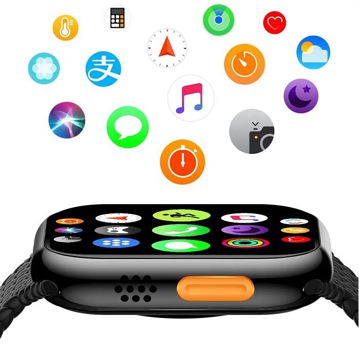 Σετ Smartwatch με 2 λουράκια - Z81 Pro Max - 880372 - Orange