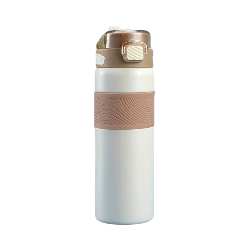 Φορητό παγούρι-θερμός - CF8235 - 600ml - 882393 - White/Brown