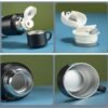 Φορητό παγούρι-θερμός με φλιτζάνι - 800ml - CF8279 - 882799 - Blue