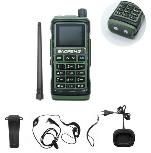 920170-1-1 Φορητός πομποδέκτης - UV17 - Baofeng - 920170 - Green