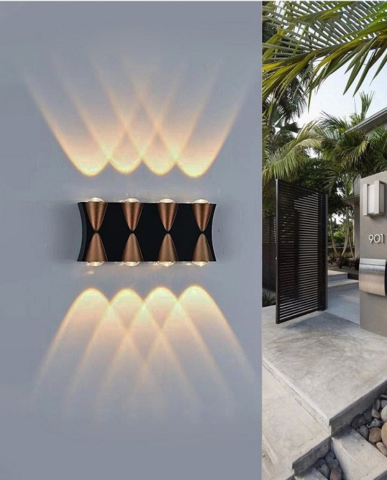Επιτοίχιο φωτιστικό LED - Απλίκα - Warm White - 1014-8 - 941228