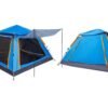 960019-1 Σκηνή Camping 3 ατόμων με σκίαστρα - YB3021 - 2x2m - 960002 - Blue