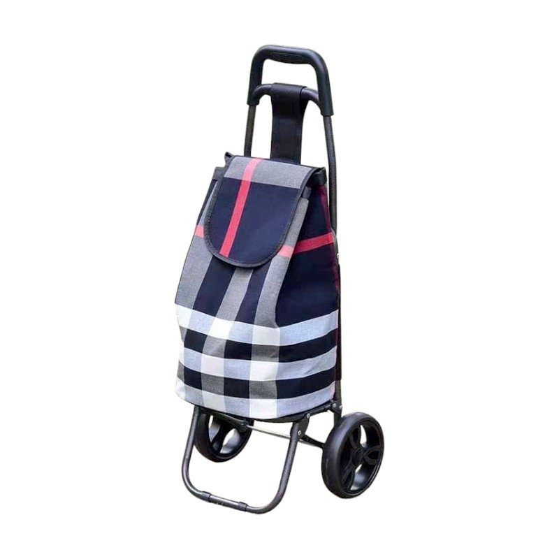 981287 Υφασμάτινο καρότσι λαϊκής - ZZ 304-7B - 981287 - Blue/White