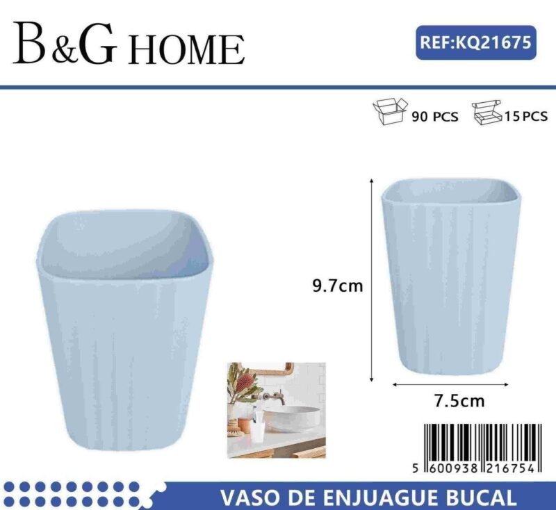 Θήκες οδοντόβουρτσας πλαστικές σε σετ 5Χ - Light Blue - 21675