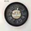 Ρολόι τοίχου - 35cm - 99145-BK
