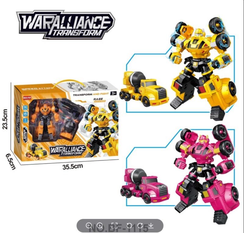 cda0c2023c6be902c4c048ac7f227129 Σετ ρομπότ που μεταμορφώνεται σε όχημα με αξεσουάρ - BF-1115 - 215531