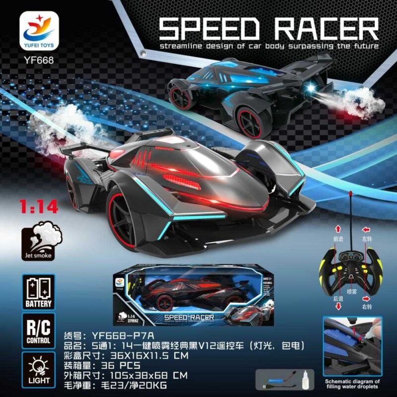 e1bb77dfba43b48ba76c864721e91765 Τηλεκατευθυνόμενο αυτοκίνητο με ψεκασμό - YF668-P7A-1:14 - 281432