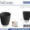 Θήκες οδοντόβουρτσας πλαστικές σε σετ 5Χ - Black - 21801