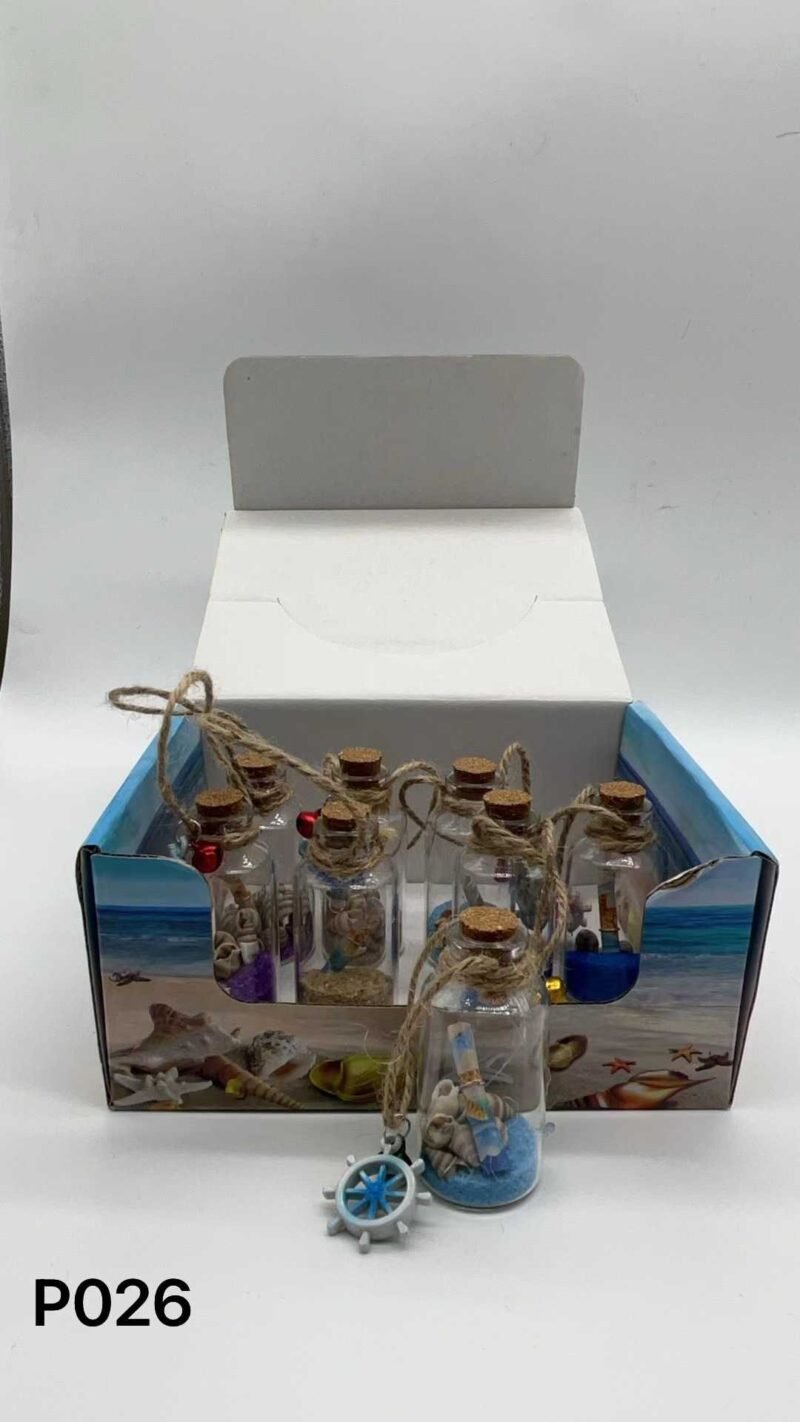 e433a077dca42098f39a2e29b115a52f Διακοσμητικό Souvenir - Μπουκαλάκι με κοχύλια - 20pcs - 251735