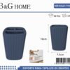 Θήκες οδοντόβουρτσας πλαστικές σε σετ 5Χ - Blue - 21710