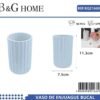 Θήκες οδοντόβουρτσας πλαστικές σε σετ 5Χ - Light Blue - 21669