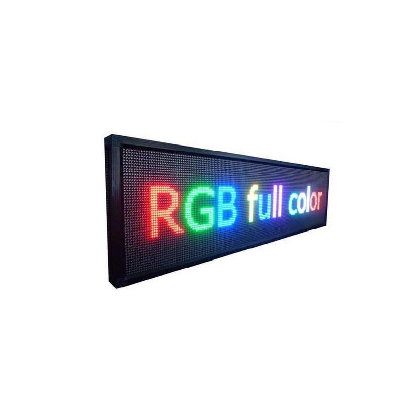 Πινακίδα LED – Διπλής όψης – RGB – 167cm×23cm – IP67 – 033333