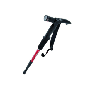 Τηλεσκοπικό μπαστούνι ορειβασίας με φακό - Μπατόν - 138339 - Red