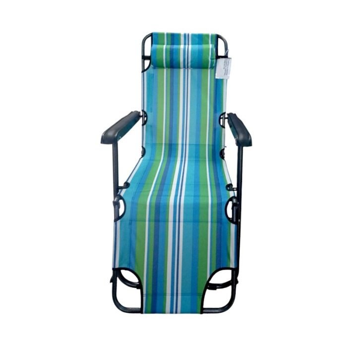 Πτυσσόμενη καρέκλα-ξαπλώστρα παραλίας - 1236E - 241798 - Blue/Red