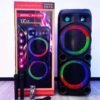 Φορητό ηχείο subwoofer με 2 μικρόφωνα Karaoke - AO-1299 - 801148