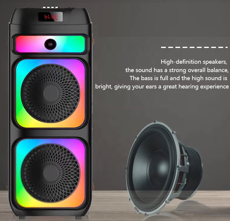 Φορητό ηχείο subwoofer με μικρόφωνο Karaoke - DR-1025 - 801124