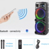 Φορητό ηχείο subwoofer με 2 μικρόφωνα Karaoke - AO-1299 - 801148